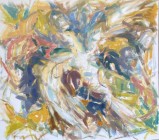 Птица_80х90см_холст_масло_2023год Птица_80х90см_холст_масло_2023год