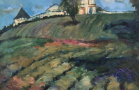 О.-В.-Тихонова-Летний-сюжет-в-Серпухове-2018-г.-60х90-холстмасло